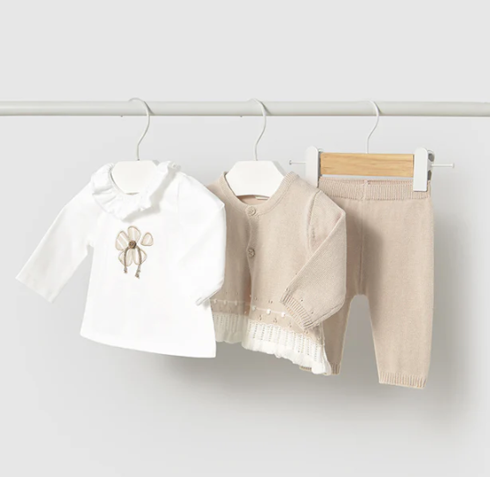 Beige Sweater Set | 1589