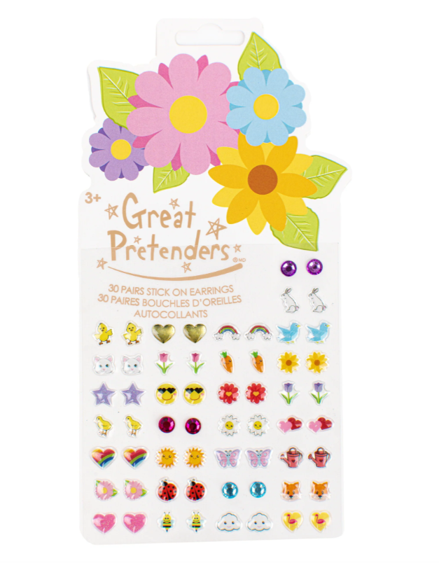 Spring Flowers Sticker Earrings
