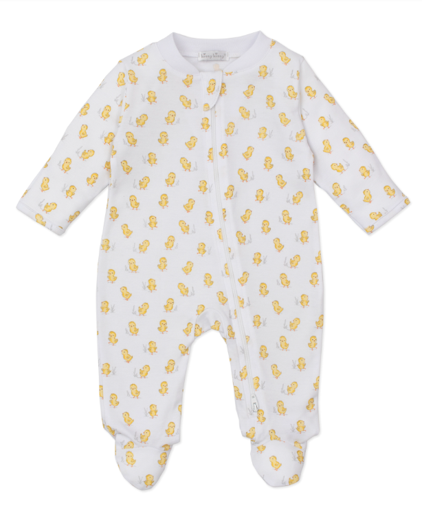 Cheery Chicks Footie w/Zipper