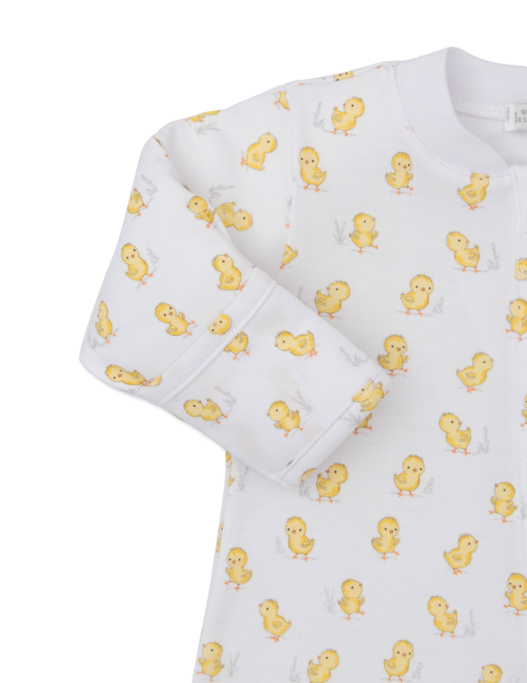 Cheery Chicks Footie w/Zipper