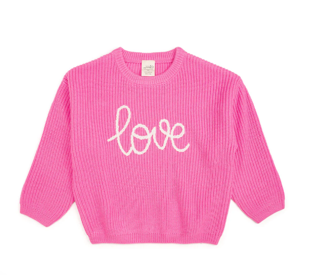 Love Knit Sweater | Pink