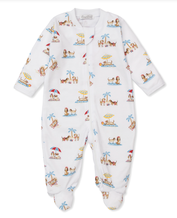 PJ's Puppy Beach Footie w/Zipper