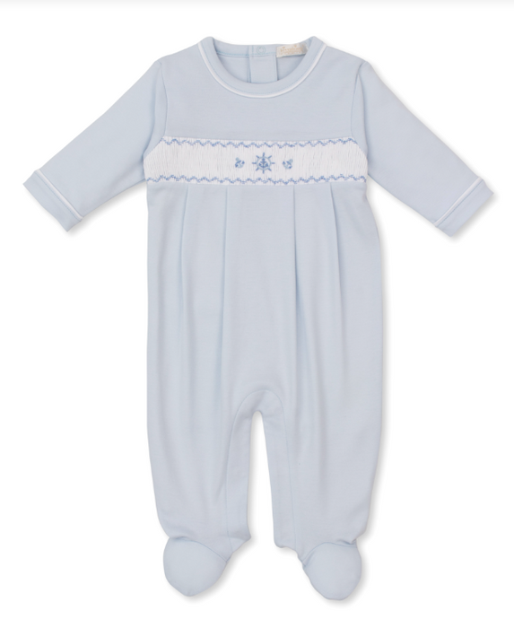 CLB Sum Medley 25 Footie w/Hand Smock | Blue