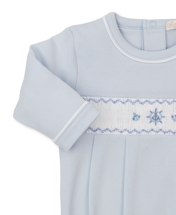CLB Sum Medley 25 Footie w/Hand Smock | Blue