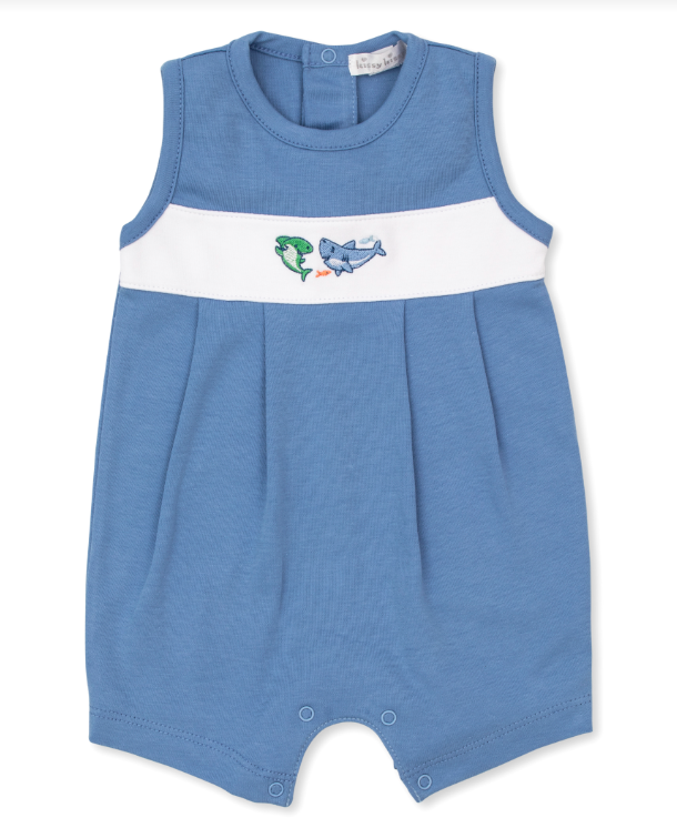 Shark Grins Sleeveless Playsuit