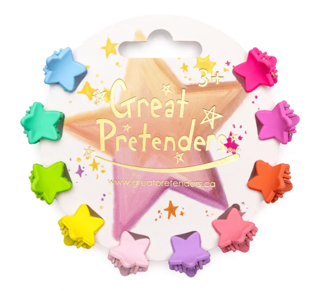 Mini Rainbow Star Hair Clips