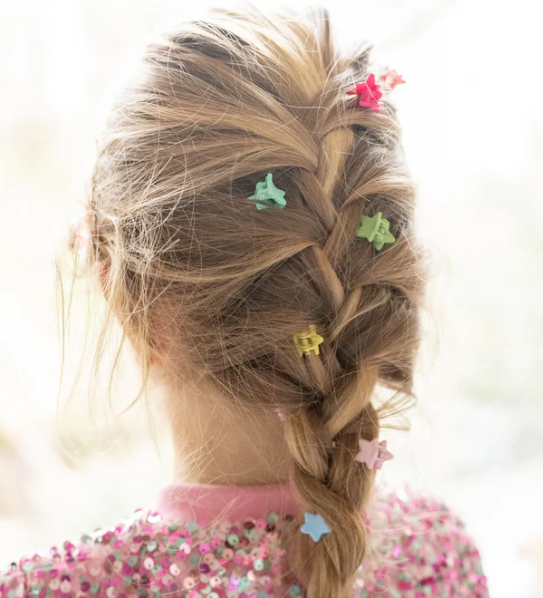 Mini Rainbow Star Hair Clips