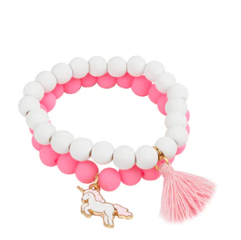 Pink Unicorn Soft Touch Bracelets