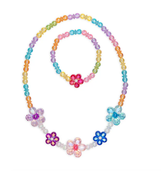 Blooming Beads Necklace & Bracelet Set