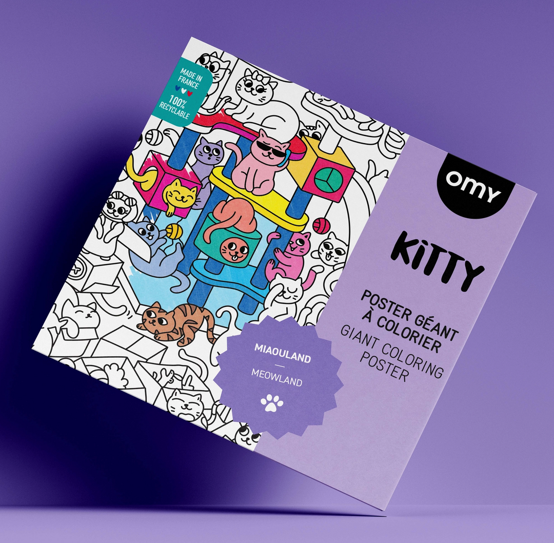 Giant Coloring Poster | Kitty