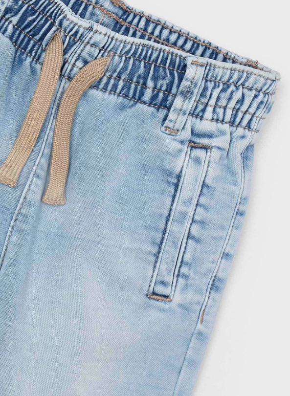 Drawstring Denim Jogger | 3222