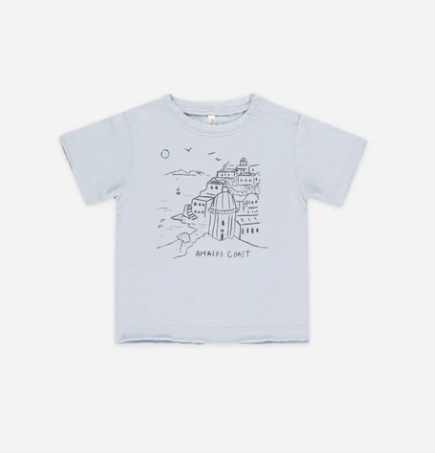 Raw Edge Tee | Amalfi Coast