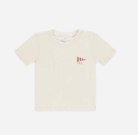 Sail Club Short Sleeve Rashguard | Natural