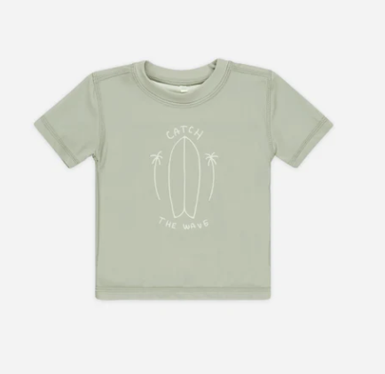 Sail Club Short Sleeve Rashguard | Sage