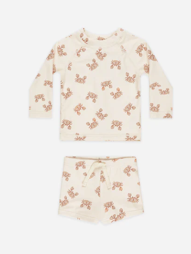 Boys Rashguard Set | Crabs