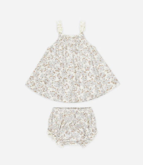Swing Top & Bloomer Set | Blue Ditsy