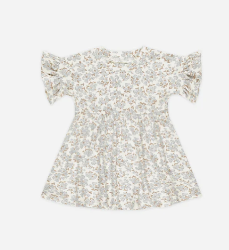 Babydoll Dress | Blue Ditsy