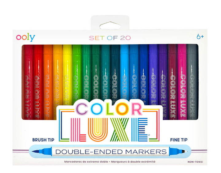 Color Luxe Double-Ended Markers (Set of 20)