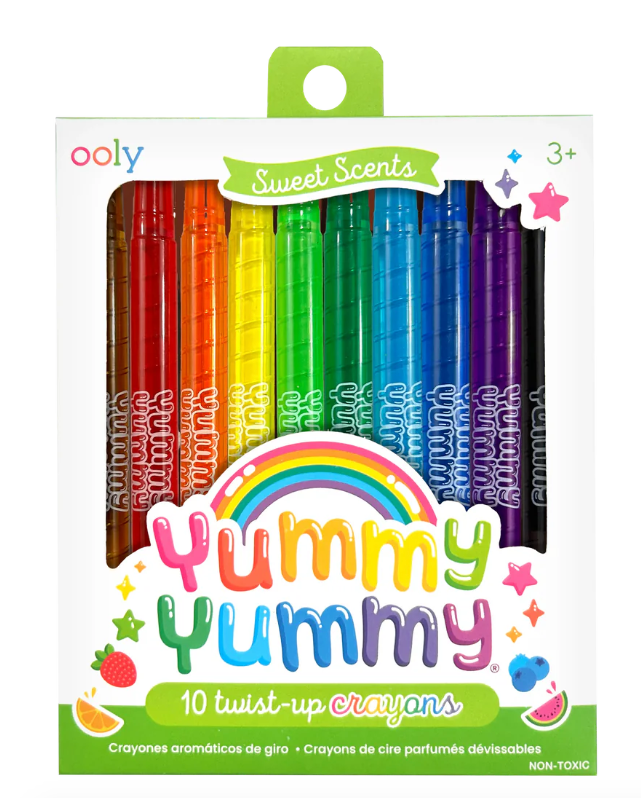 Yummy Yummy Scented Twist-up Crayons