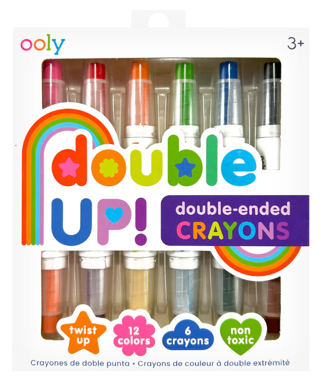 Double Up Double-Ended Crayons (Set of 6)