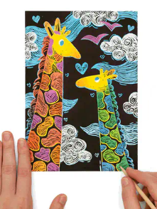 Scratch and Scribble Kit | Magical Unicorns