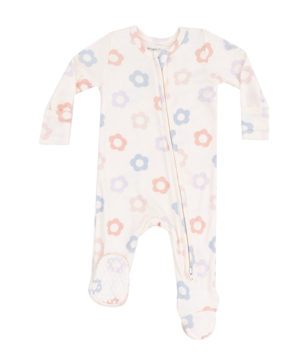 Two Way Zipper Footie | Daisy Pop