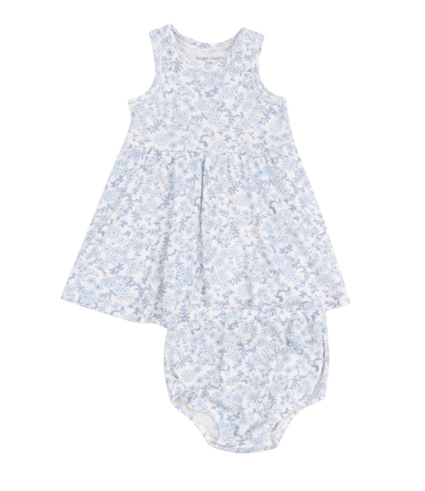 Tank Dress & Bloomer | Blue Calico Floral