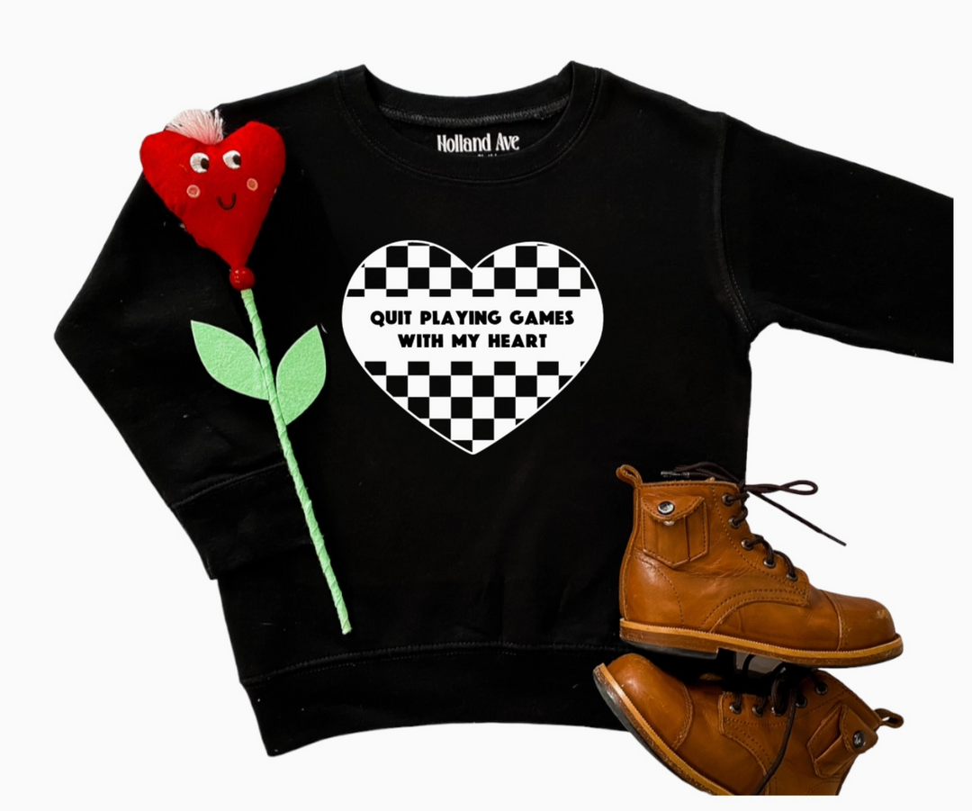 QUIT PLAYING GAMES SWEATSHIRT