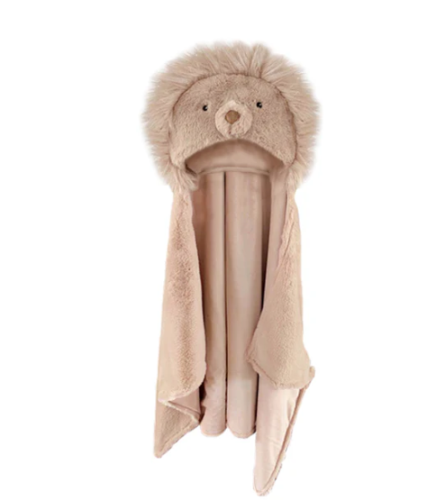 Luca Lion Hooded Blanket