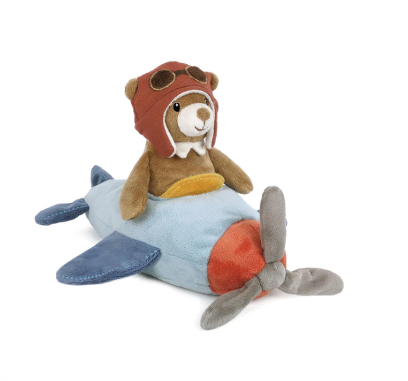 Pilot Bear and Plane