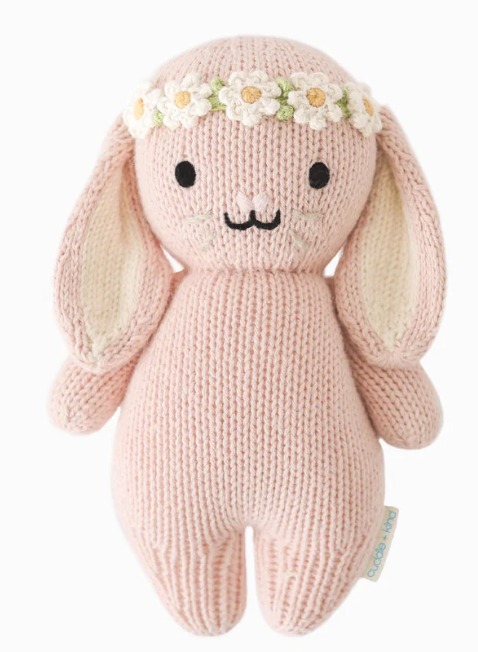 Baby Bunny | Rose w/Ivory Foral