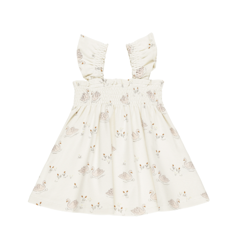 Smocked Jersey Dress | Swans