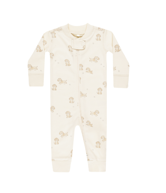 Zip Long Sleeve Sleeper | Puppies