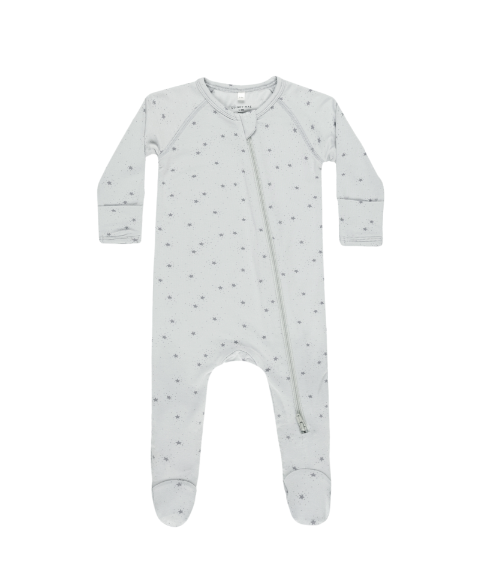 Bamboo Zip Footie | Sky Twinkle
