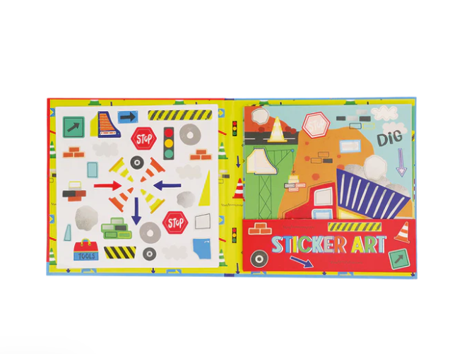 Construction Sticker Art