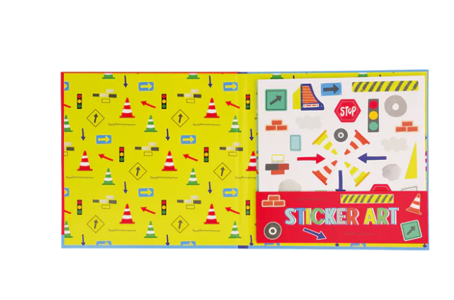 Construction Sticker Art