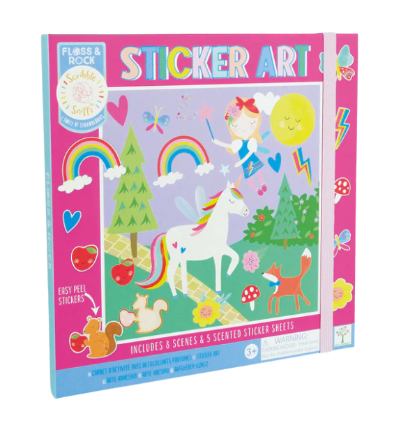 Rainbow Fairy Sticker Art