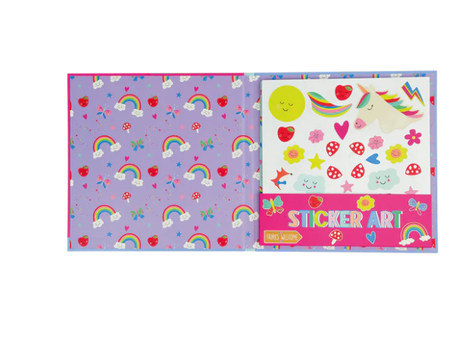 Rainbow Fairy Sticker Art