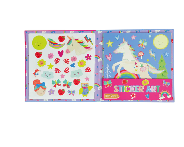 Rainbow Fairy Sticker Art