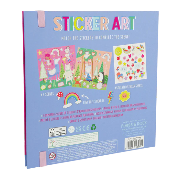 Rainbow Fairy Sticker Art