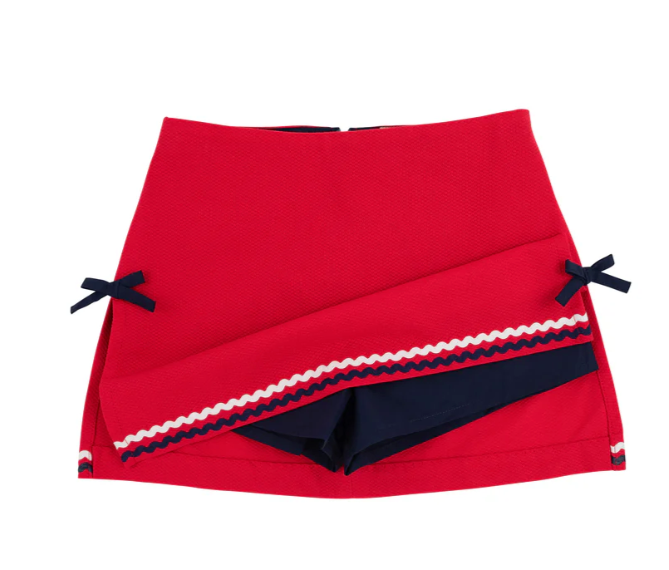Clays Club Skort Pique | Richmond Red