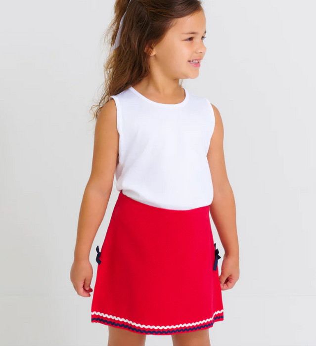 Clays Club Skort Pique | Richmond Red