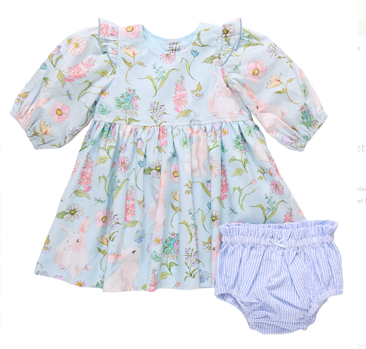 Brooke Dress Set | Botanical Bunnies