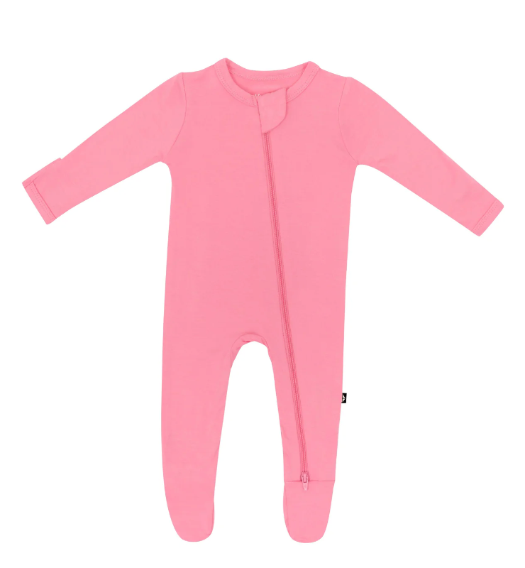 Kyte Zippered Footie | Guava
