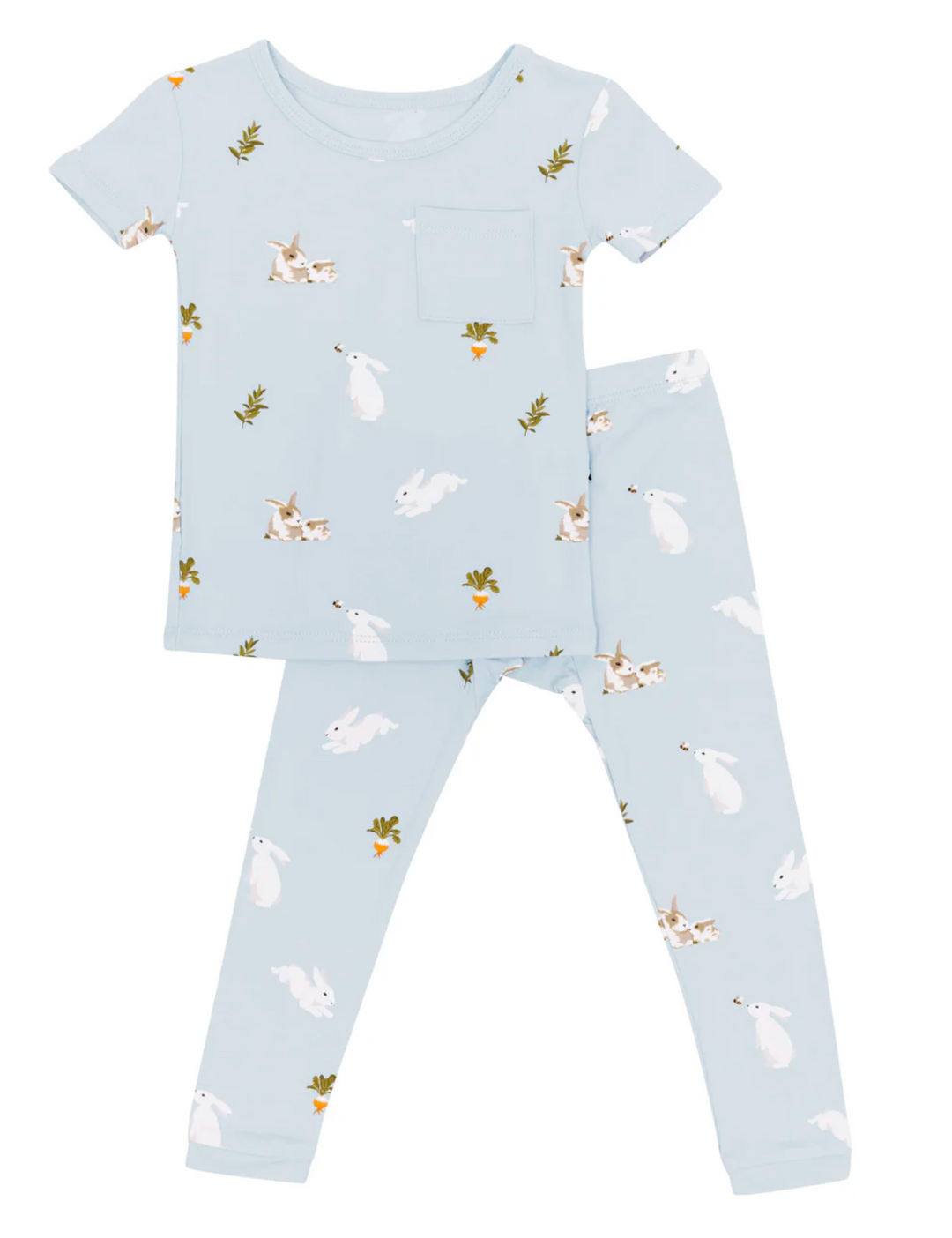 Kyte Short Sleeve with Pants Pajamas | Ice Rabbit