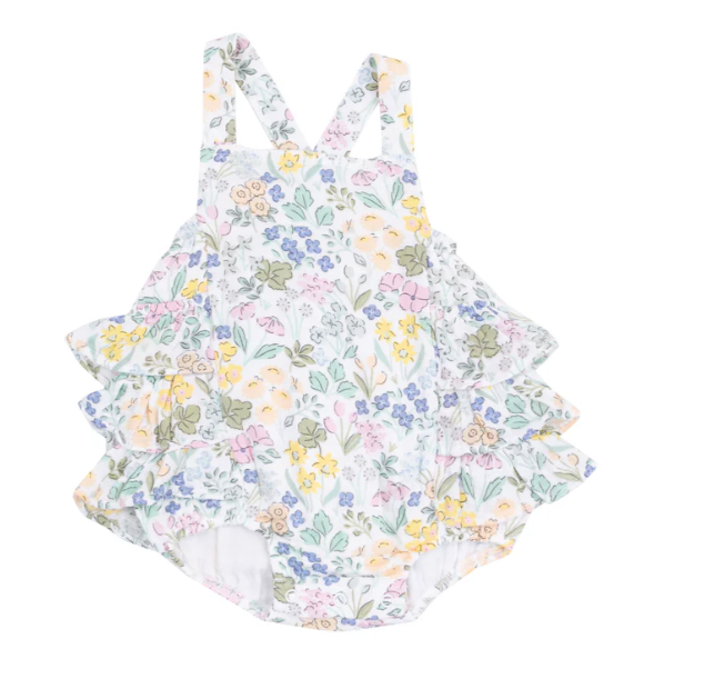 Ruffle Sunsuit | Samantha Floral