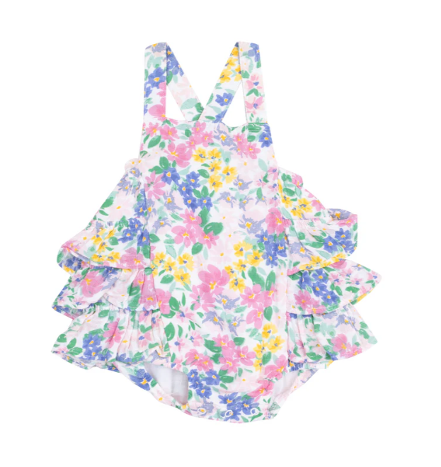 Ruffle Sunsuit | Emma Floral