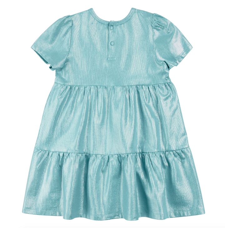 Turquoise Tiered Dress