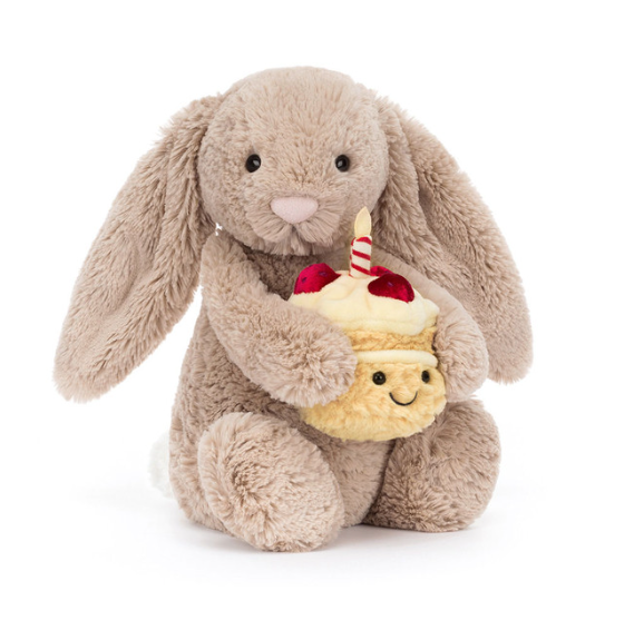 Bashful Beige Bunny Birthday