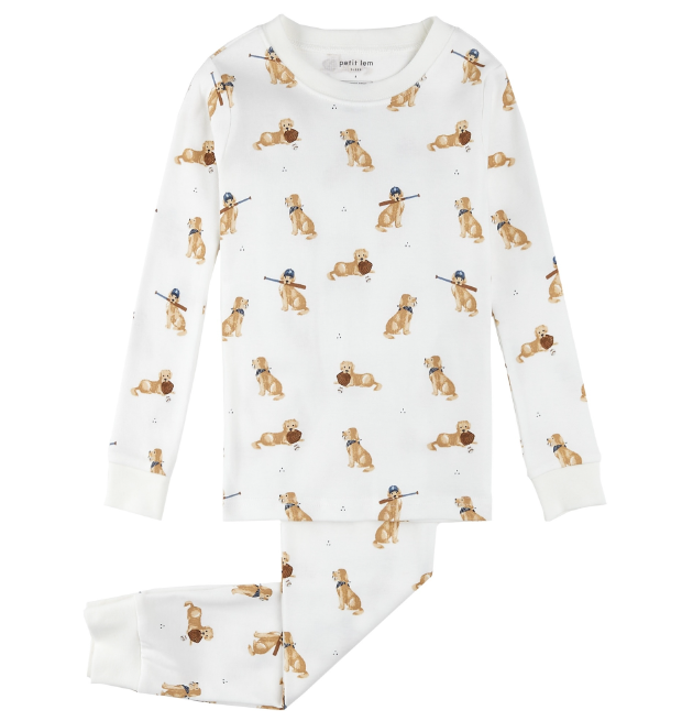 Baseball Puppies PJ Set